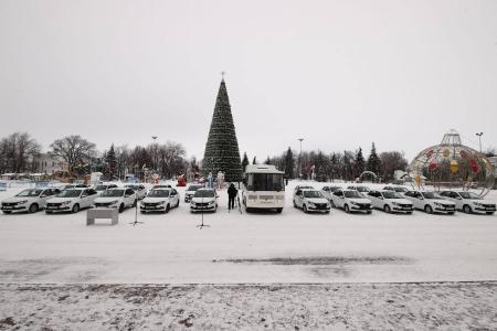 Автопарки ульяновских больниц пополнились новыми автомобилями