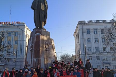 В  Рязани  почтили  память В.И. Ленина