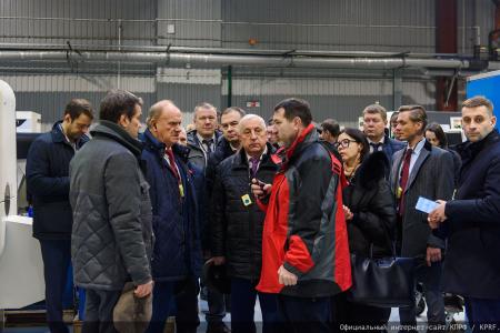 Состоялся рабочий визит делегации ЦК КПРФ во главе с Г.А. Зюгановым и Н.М. Харитоновым в Санкт-Петербург