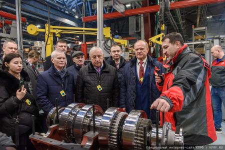 Состоялся рабочий визит делегации ЦК КПРФ во главе с Г.А. Зюгановым и Н.М. Харитоновым в Санкт-Петербург