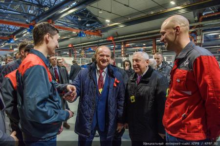 Состоялся рабочий визит делегации ЦК КПРФ во главе с Г.А. Зюгановым и Н.М. Харитоновым в Санкт-Петербург