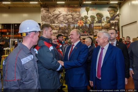 Состоялся рабочий визит делегации ЦК КПРФ во главе с Г.А. Зюгановым и Н.М. Харитоновым в Санкт-Петербург