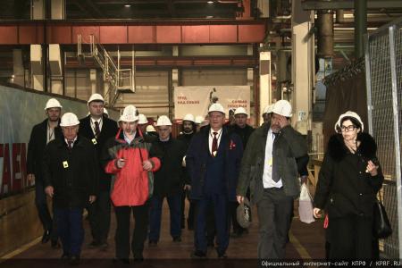 Состоялся рабочий визит делегации ЦК КПРФ во главе с Г.А. Зюгановым и Н.М. Харитоновым в Санкт-Петербург