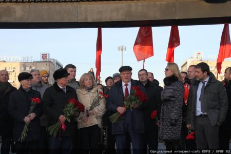 Состоялся рабочий визит делегации ЦК КПРФ во главе с Г.А. Зюгановым и Н.М. Харитоновым в Санкт-Петербург