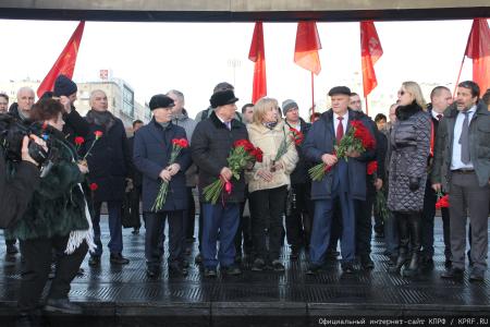 Состоялся рабочий визит делегации ЦК КПРФ во главе с Г.А. Зюгановым и Н.М. Харитоновым в Санкт-Петербург