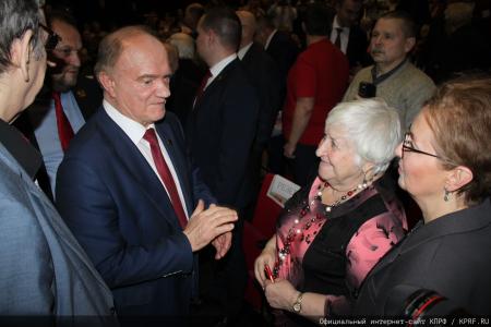 Состоялся рабочий визит делегации ЦК КПРФ во главе с Г.А. Зюгановым и Н.М. Харитоновым в Санкт-Петербург
