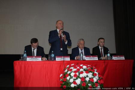 Состоялся рабочий визит делегации ЦК КПРФ во главе с Г.А. Зюгановым и Н.М. Харитоновым в Санкт-Петербург