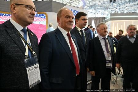 Г.А. Зюганов посетил выставку-форум «Россия» в День Орловской области