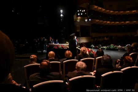 Г.А. Зюганов принял участие в церемонии прощания с Ю.М. Соломиным