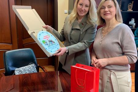 Мария Дробот поблагодарила руководство Московского института культуры за участие в проекте «Дети России – Детям Донбасса»
