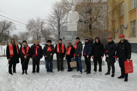 В Волгограде прошли памятные мероприятия, посвященные 100-летию со дня смерти В.И. Ленина