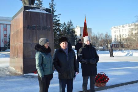 Алтайский край. Акция памяти В.И. Ленина прошла в Барнауле