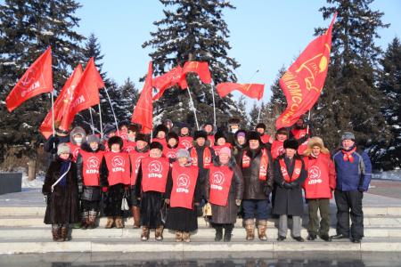 Тува. День памяти Ленина в Кызыле