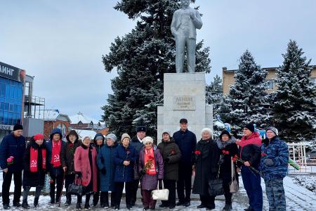 Краснодарский край. Коммунисты и сторонники КПРФ отметили 100-летие памяти В.И. Ленина