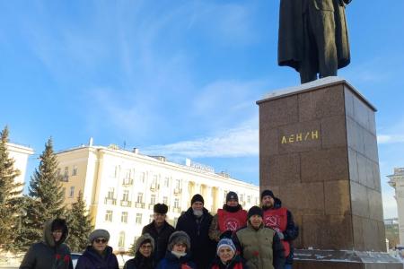 КПРФ в Красноярском крае организовала ряд акций и мероприятий в связи со 100-летием Дня памяти В. И. Ленина