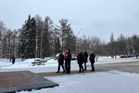 Начался визит кандидата в президенты РФ от КПРФ Николая Харитонова в подмосковное Лыткарино