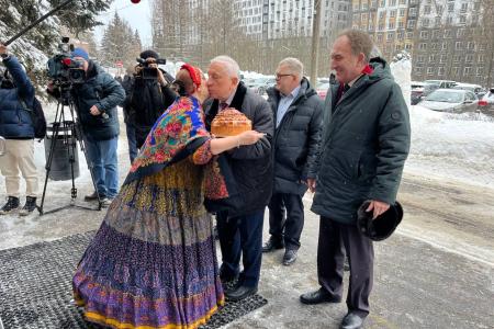 Кандидат на должность президента РФ Николай Харитонов посетил ЗАО «Лыткаринский мясоперерабатывающий завод»