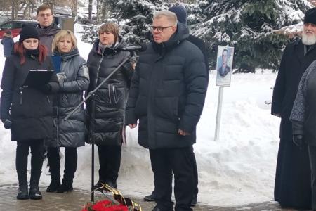 Руководитель фракции КПРФ Мособлдумы Александр Наумов принял участие в торжественном мероприятии в Ступино