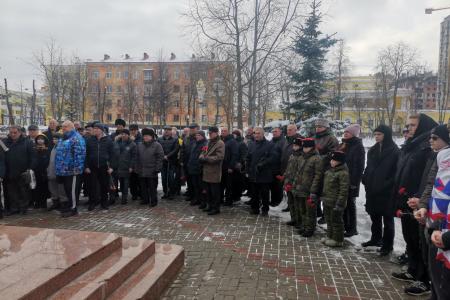 Руководитель фракции КПРФ Мособлдумы Александр Наумов принял участие в торжественном мероприятии в Ступино