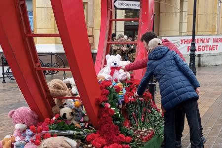 На 40-й день со дня обстрела мирных жителей Белгород трижды обстреляли