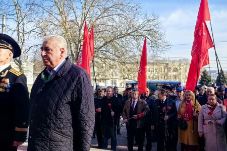 В Севастополе отметили День рождения Красной Армии