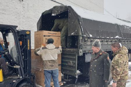 Ростовская область. КПРФ отправила 122-й гуманитарный конвой на Донбасс
