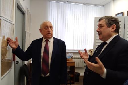 Н.М. Харитонов встретился в Москве с руководством и трудовым коллективом института геотехники и инженерных изысканий в строительстве