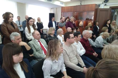 Н.М. Харитонов встретился в Москве с руководством и трудовым коллективом института геотехники и инженерных изысканий в строительстве