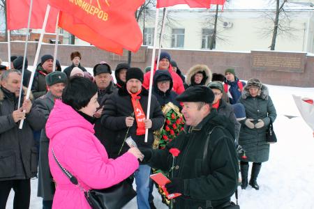 В Воронеже отметили 106-ю годовщину создания Красной Армии