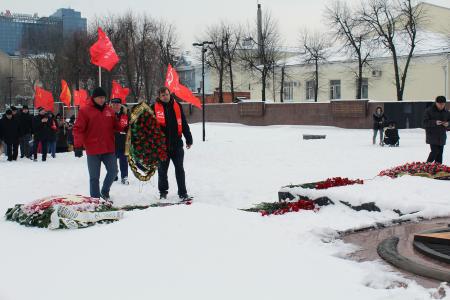 В Воронеже отметили 106-ю годовщину создания Красной Армии