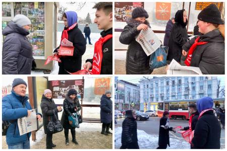 В Тульской области полным ходом идет агитация за кандидата в президенты от КПРФ Н.М. Харитонова