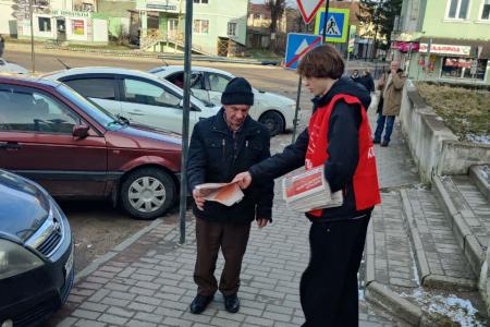 «Красный десант» Калининградского обкома КПРФ высадился в Гвардейске Калининградской области