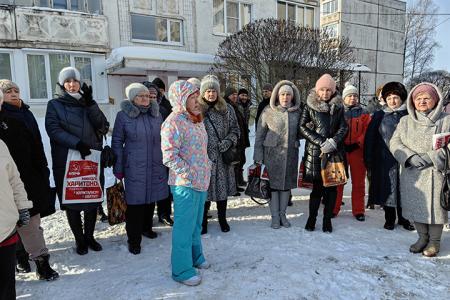 Жители Родниковского района Ивановской области встретились с доверенными лицами Николая Харитонова