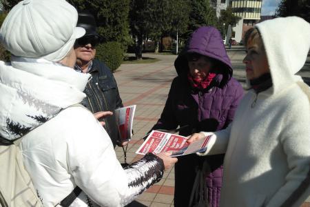 Краснодарский край. Коммунисты и сторонники КПРФ отметили 106-й День рождения Красной Армии
