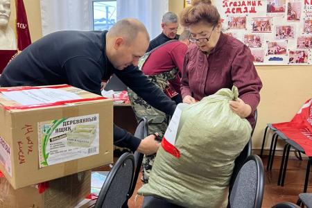 Калуга. Отправлен очередной груз помощи в зону СВО