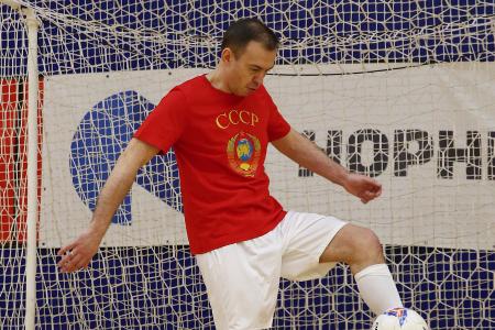 «КПРФ! Спорт! Победа!». Н.М. Харитонов и Г.А. Зюганов посетили тренировку и матч с участием команды КПРФ по мини-футболу