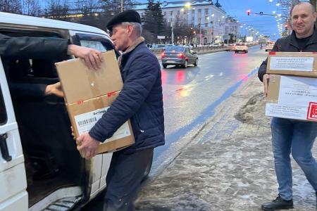 Калуга. Отправлен очередной груз помощи в зону СВО