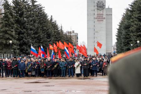 Коммунисты отметили 81-ю годовщину освобождения Курска от немецко-фашистских захватчиков