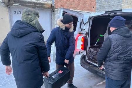Ставропольские коммунисты отправили 121-й гумконвой на Донбасс
