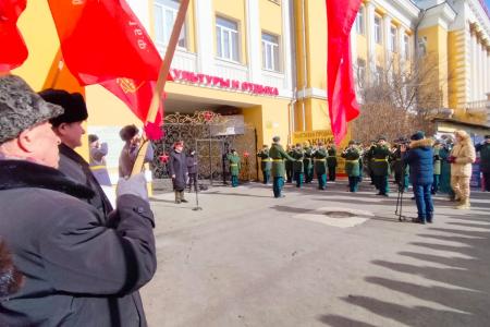 Коммунисты Забайкалья почтили память героев в 106-ю годовщину Красной Армии