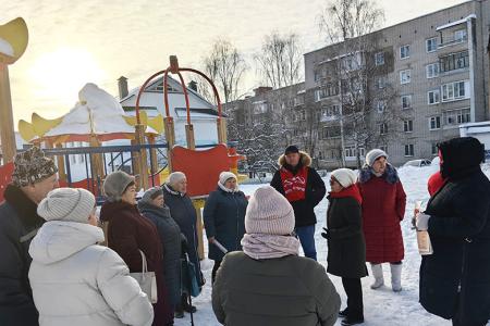 Доверенные лица кандидата в Президенты России Николая Харитонова встретились с жителями города Фурманов Ивановской области