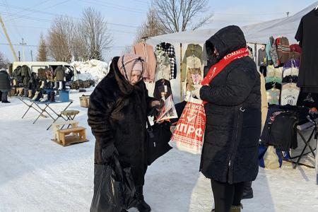 Доверенные лица Николая Харитонова посетили посёлок Пестяки Ивановской области