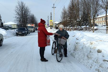 Доверенные лица Николая Харитонова посетили посёлок Пестяки Ивановской области