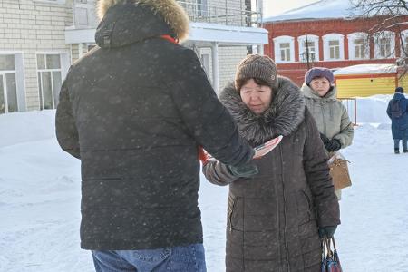 Доверенные лица Николая Харитонова посетили посёлок Пестяки Ивановской области