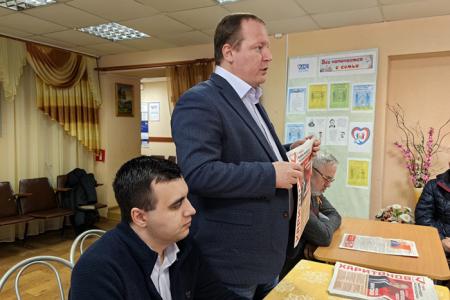 Доверенные лица Николая Харитонова провели агитационные мероприятия в Приволжском районе Ивановской области