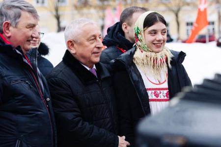 Начался визит кандидата в Президенты России от КПРФ Николая Харитонова в Калугу