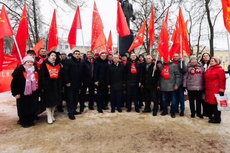 Начался визит кандидата в Президенты России от КПРФ Николая Харитонова в Калугу
