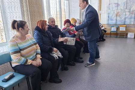 Рабочий выезд доверенных лиц Николая Харитонова в Юрьевецкий район Ивановской области