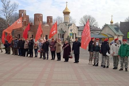 Краснодарский край. Коммунисты и сторонники КПРФ отметили 106-й День рождения Красной Армии