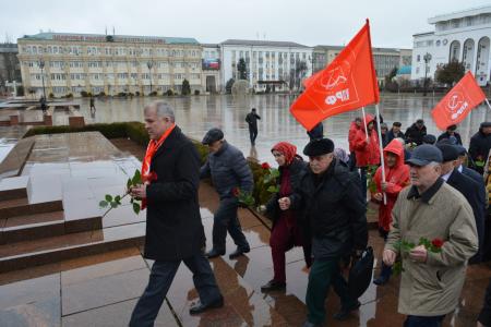 День рождения Красной Армии и Военно-Морского Флота отпраздновали в столице Дагестана городе Махачкале